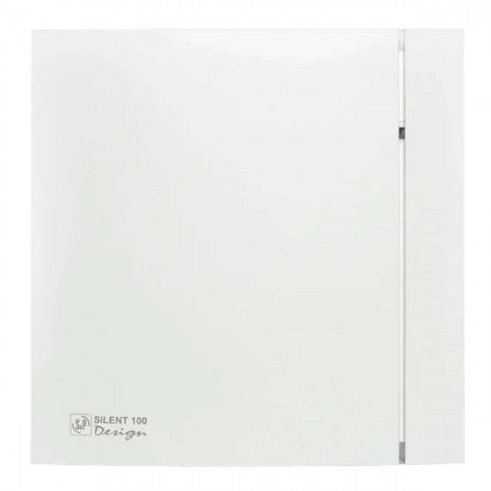 Витяжний вентилятор SOLER&PALAU  SILENT-100 CRZ MATT WHITE DESIGN-4C