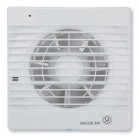 Осьовий вентилятор з регульованим таймером і гігростатом Solar&Palau Decor 200 CH
